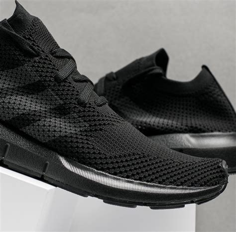 adidas swift primeknit zwart|adidas Swift Run Triple Black Primeknit Men's.